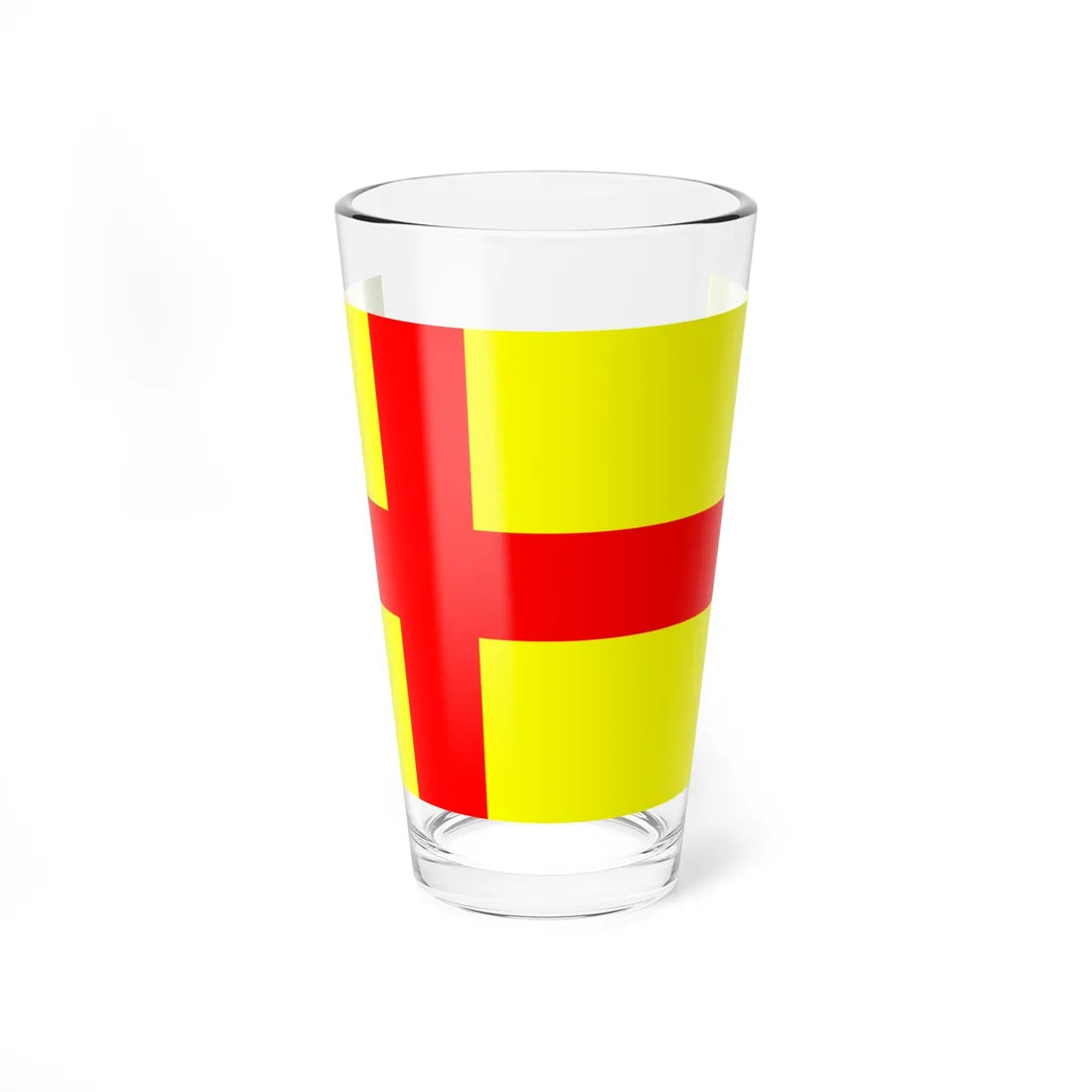 Former unofficial flag of Orkney (Scotland) Pint Glass 16oz 16oz - Go Mug Yourself
