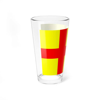 Former unofficial flag of Orkney (Scotland) Pint Glass 16oz - Go Mug Yourself