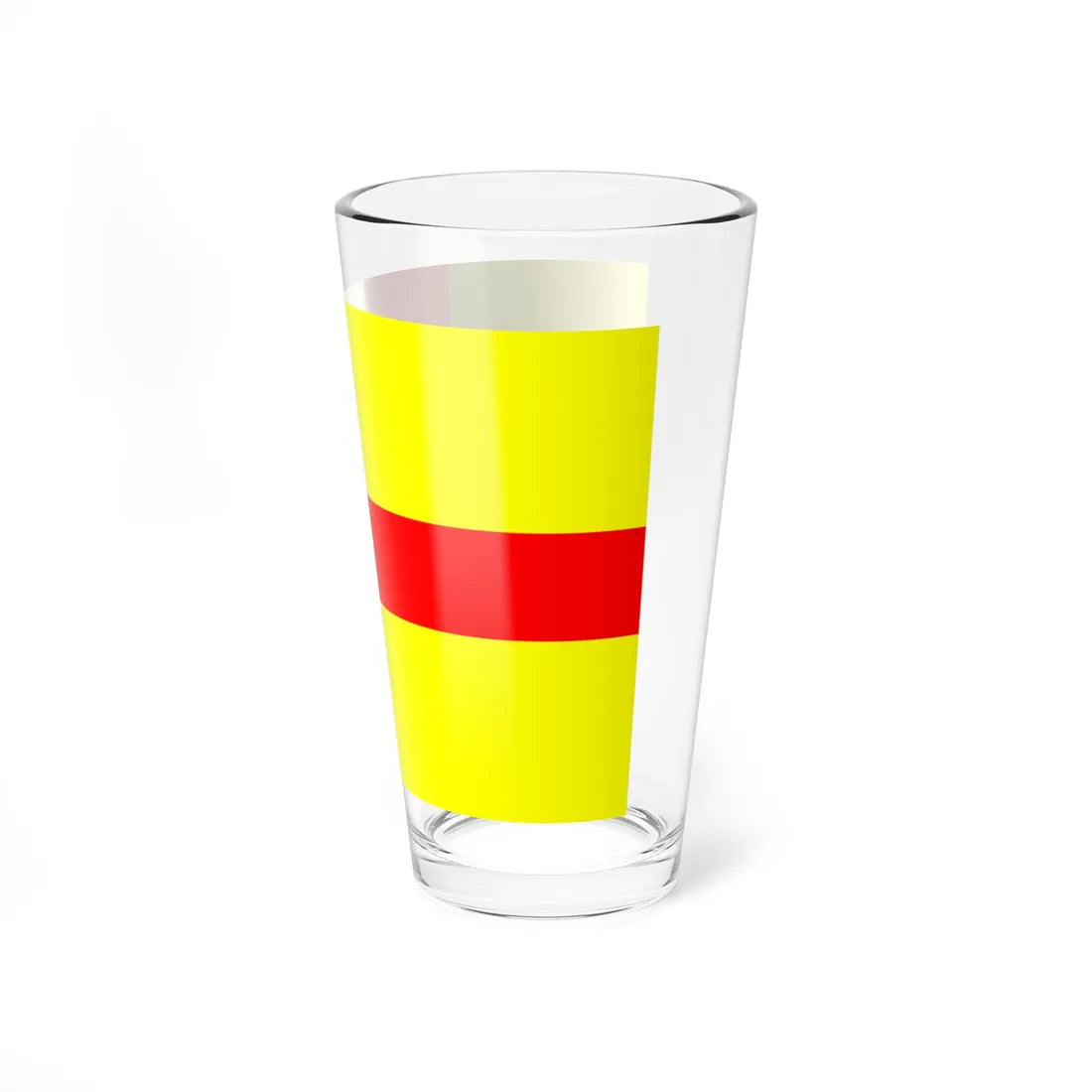 Former unofficial flag of Orkney (Scotland) Pint Glass 16oz - Go Mug Yourself