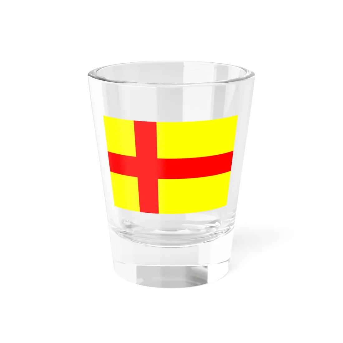 Former unofficial flag of Orkney (Scotland) Shot Glass 1.5oz 1.5oz - Go Mug Yourself