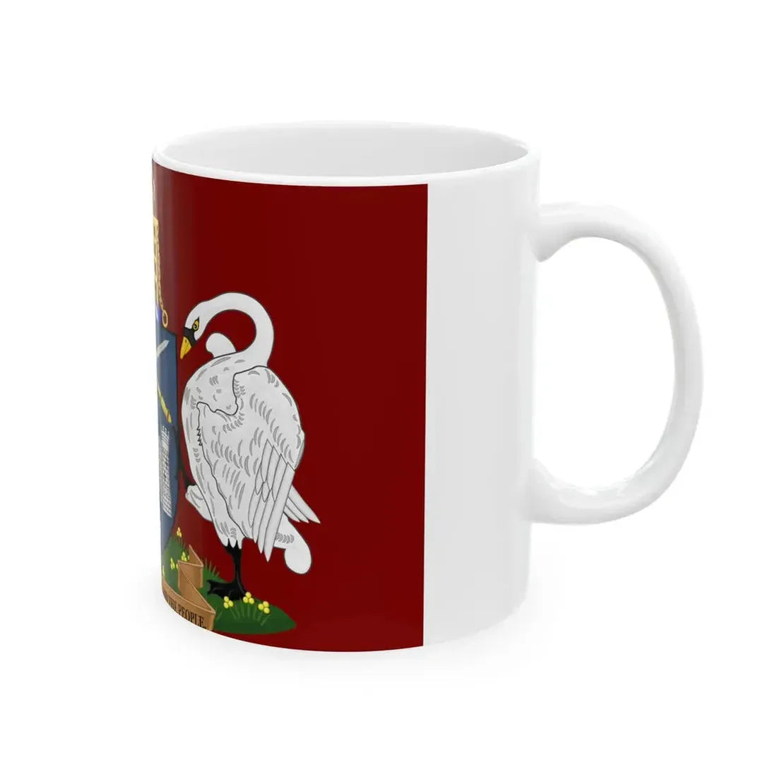 Formerly used flag of the Australian Capital Territory (Australia) White Coffee Mug - Go Mug Yourself