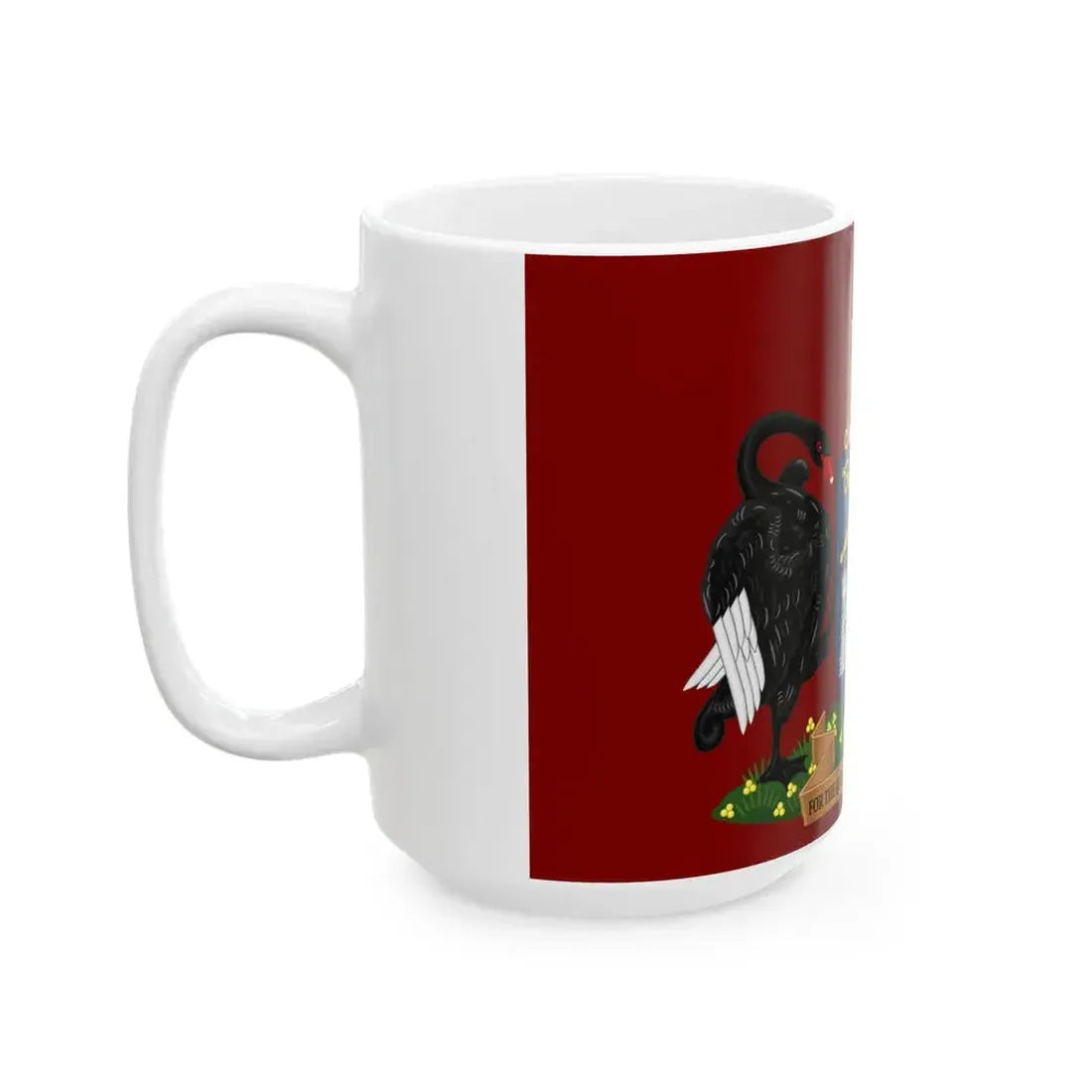 Formerly used flag of the Australian Capital Territory (Australia) White Coffee Mug - Go Mug Yourself