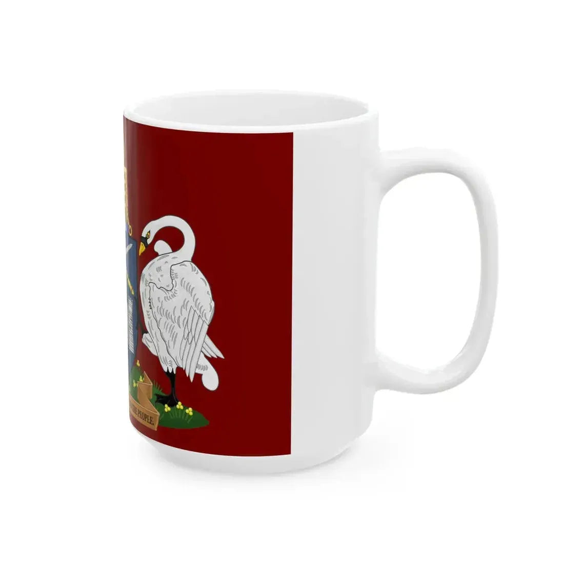 Formerly used flag of the Australian Capital Territory (Australia) White Coffee Mug - Go Mug Yourself