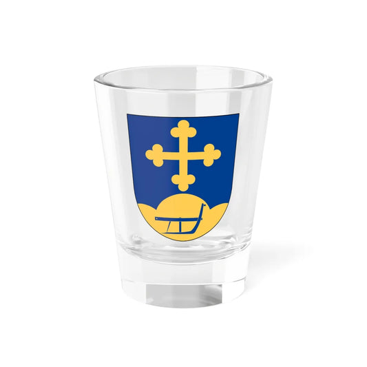 Fornåsa församling vapen (Sweden) (Coat of Arms) Shot Glass 1.5oz 1.5oz - Go Mug Yourself