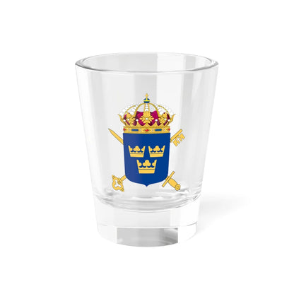 Forsvarets civilforvaltning vapen bra (Sweden) (Coat of Arms) Shot Glass 1.5oz 1.5oz - Go Mug Yourself