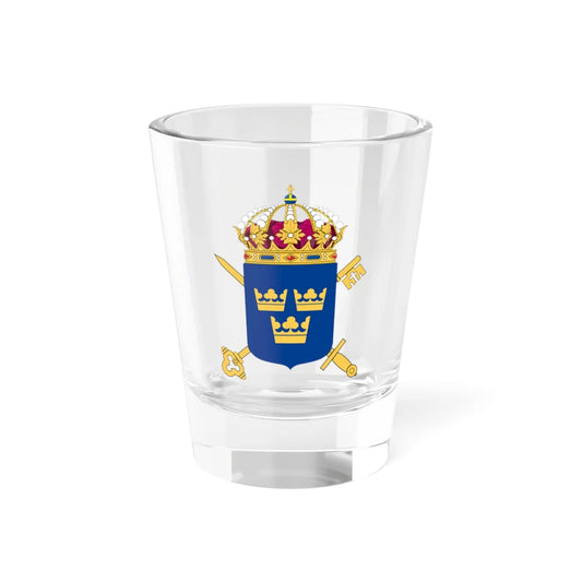 Forsvarets civilforvaltning vapen bra (Sweden) (Coat of Arms) Shot Glass 1.5oz 1.5oz - Go Mug Yourself