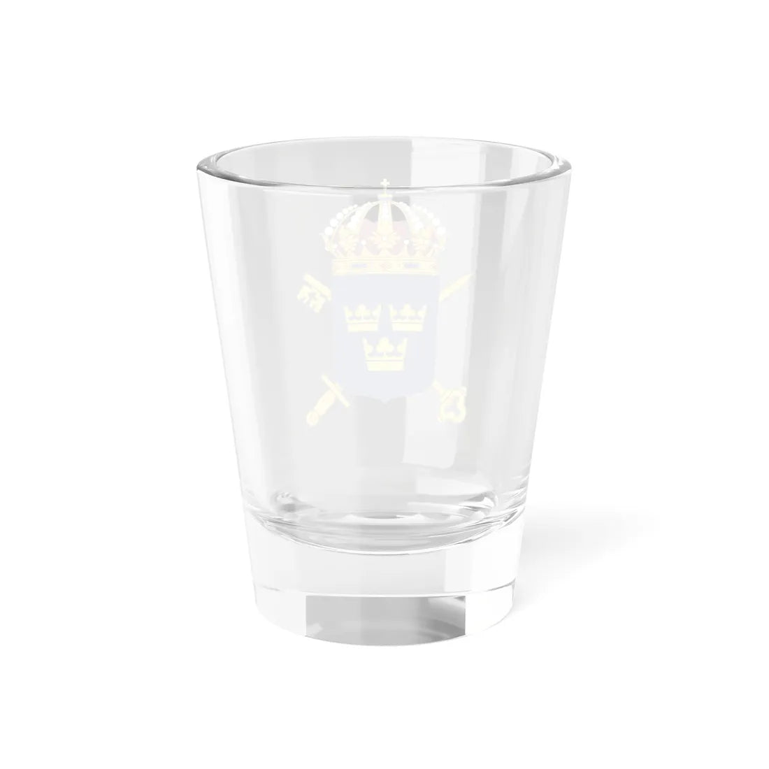 Forsvarets civilforvaltning vapen bra (Sweden) (Coat of Arms) Shot Glass 1.5oz - Go Mug Yourself