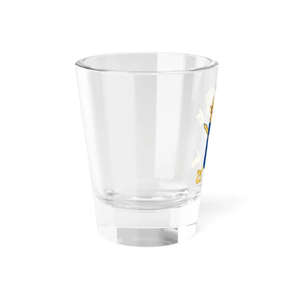 Forsvarets civilforvaltning vapen bra (Sweden) (Coat of Arms) Shot Glass 1.5oz - Go Mug Yourself