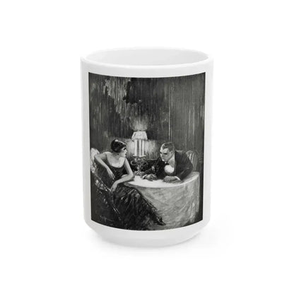 Forsythe's Folly (1), McCalls magazine, November 1923 - White Coffee Mug 15oz - Go Mug Yourself