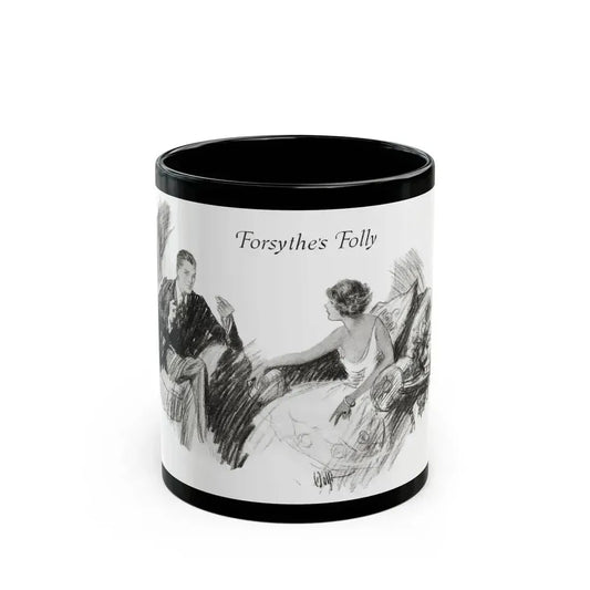 Forsythe's Folly (2), McCalls magazine, November 1923 - Black Coffee Mug 11oz - Go Mug Yourself