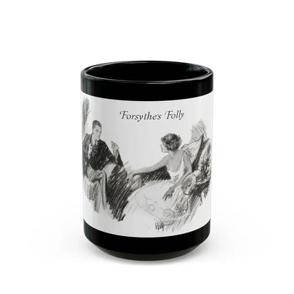 Forsythe's Folly (2), McCalls magazine, November 1923 - Black Coffee Mug 15oz - Go Mug Yourself