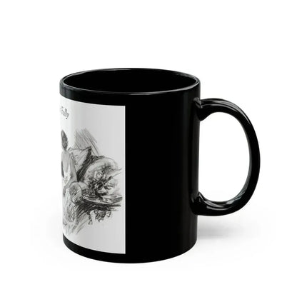 Forsythe's Folly (2), McCalls magazine, November 1923 - Black Coffee Mug - Go Mug Yourself