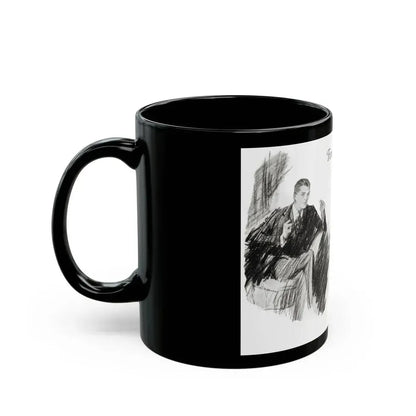 Forsythe's Folly (2), McCalls magazine, November 1923 - Black Coffee Mug - Go Mug Yourself