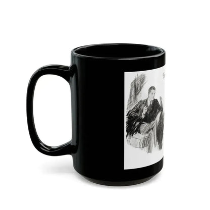 Forsythe's Folly (2), McCalls magazine, November 1923 - Black Coffee Mug - Go Mug Yourself