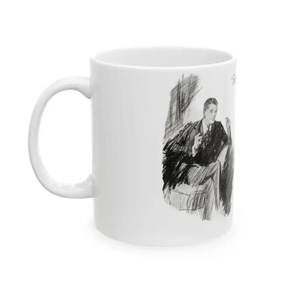Forsythe's Folly (2), McCalls magazine, November 1923 - White Coffee Mug - Go Mug Yourself
