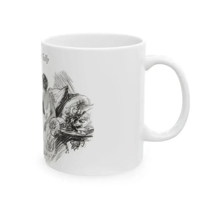 Forsythe's Folly (2), McCalls magazine, November 1923 - White Coffee Mug - Go Mug Yourself