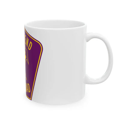 Fort Bend Toll Road (Texas) (Road Sign) White Coffee Mug - Go Mug Yourself