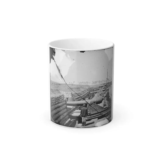 Fort Brady, Va. Battery of Parrott Guns Manned by Company C, 1St Connecticut Heavy Artillery (U.S. Civil War) Color Changing Coffee Mug 11oz Default Title 11oz - Go Mug Yourself