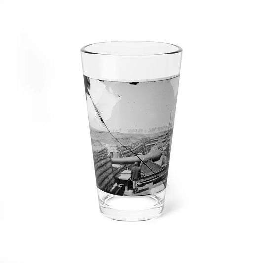 Fort Brady, Va. Battery Of Parrott Guns Manned By Company C, 1st Connecticut Heavy Artillery (U.S. Civil War) Pint Glass 16oz 16oz - Go Mug Yourself