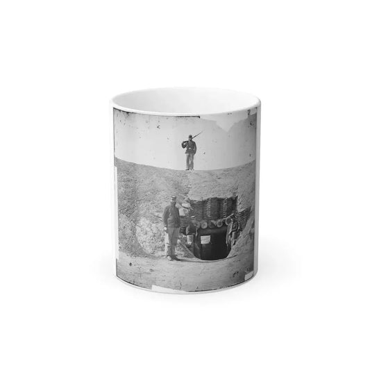 Fort Brady, Va. Entrance to Magazine (U.S. Civil War) Color Changing Coffee Mug 11oz Default Title 11oz - Go Mug Yourself