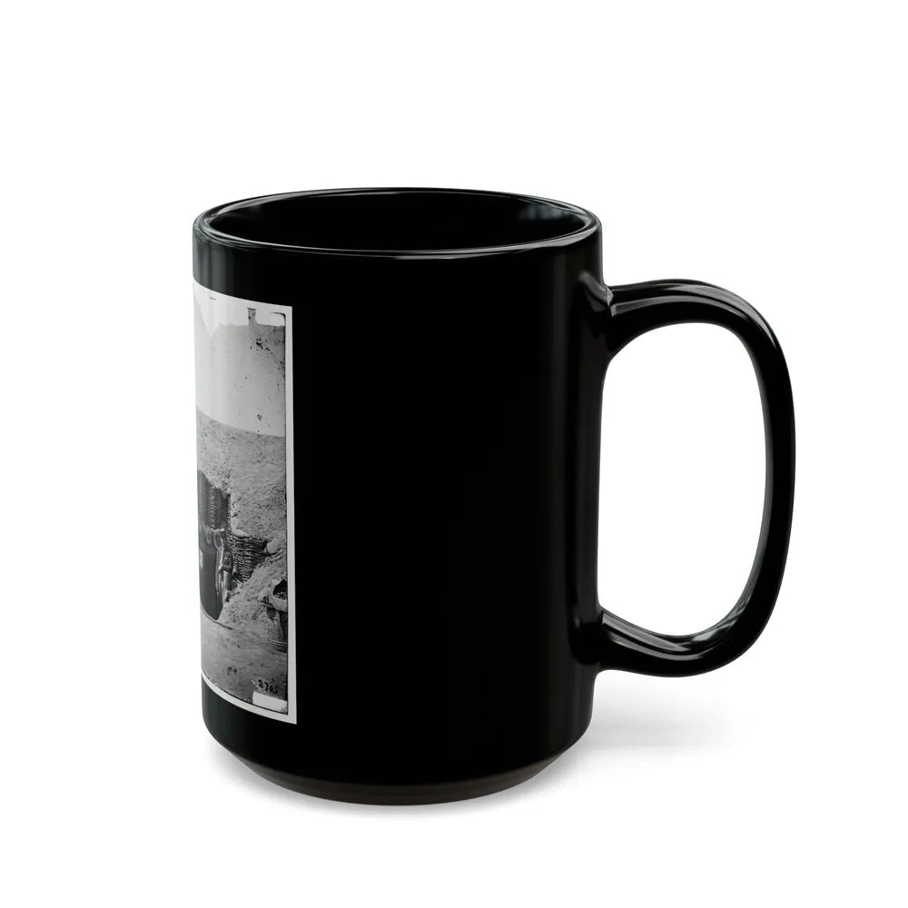 Fort Brady, Va. Entrance To Magazine (U.S. Civil War) Black Coffee Mug-Go Mug Yourself