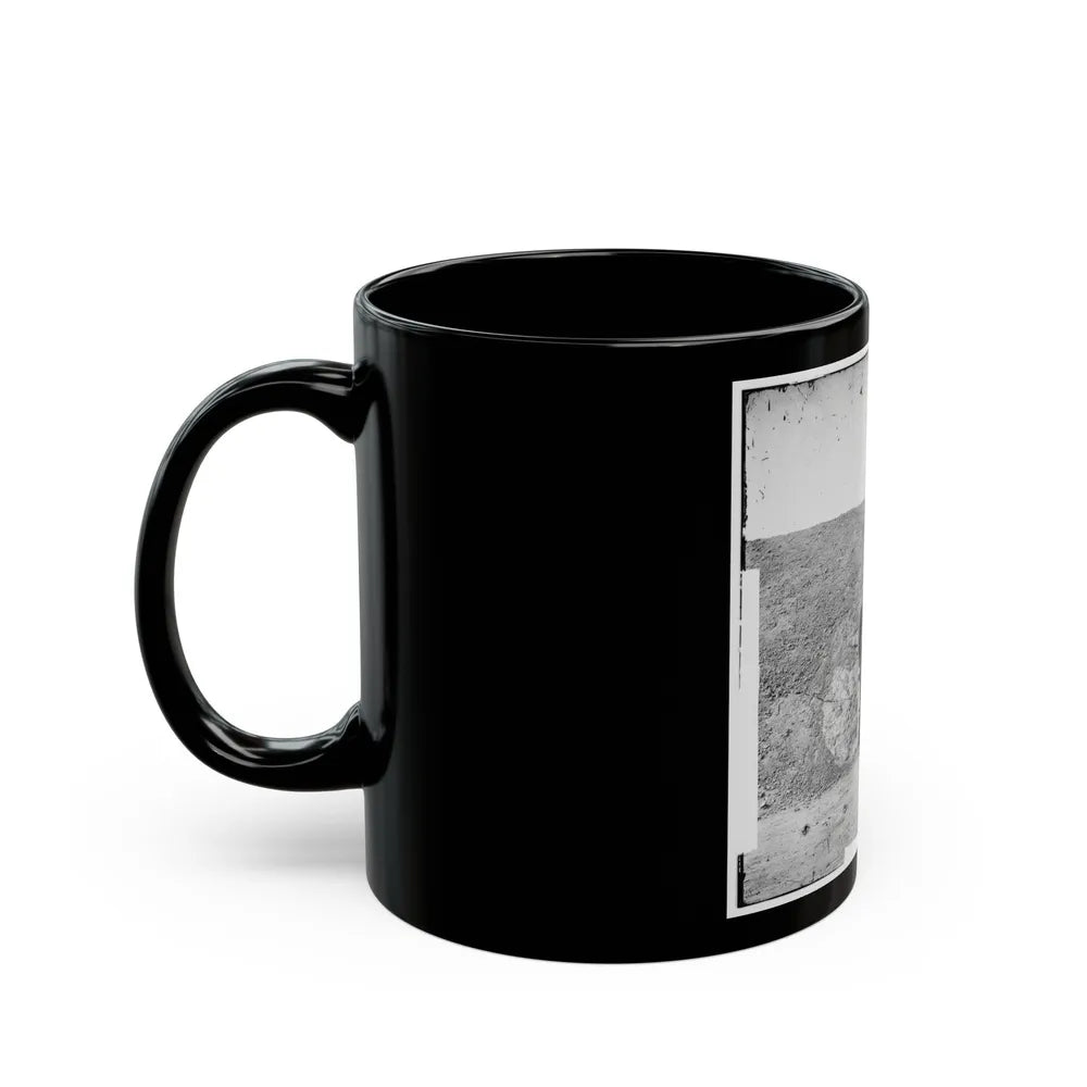 Fort Brady, Va. Entrance To Magazine (U.S. Civil War) Black Coffee Mug-Go Mug Yourself