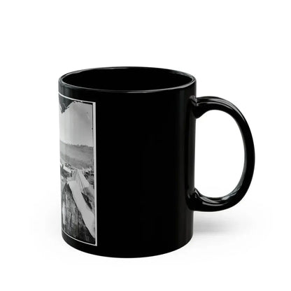 Fort Burnham, Va., Vicinity. Camp Of The 5th Pennsylvania Cavalry Near The Battlefield Of Oct. 29, 1864 (U.S. Civil War) Black Coffee Mug - Go Mug Yourself
