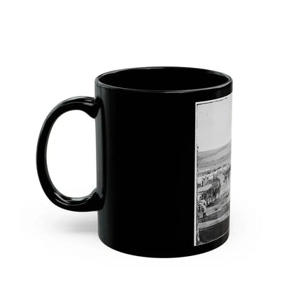 Fort Burnham, Va., Vicinity. Camp Of The 5th Pennsylvania Cavalry Near The Battlefield Of Oct. 29, 1864 (U.S. Civil War) Black Coffee Mug - Go Mug Yourself