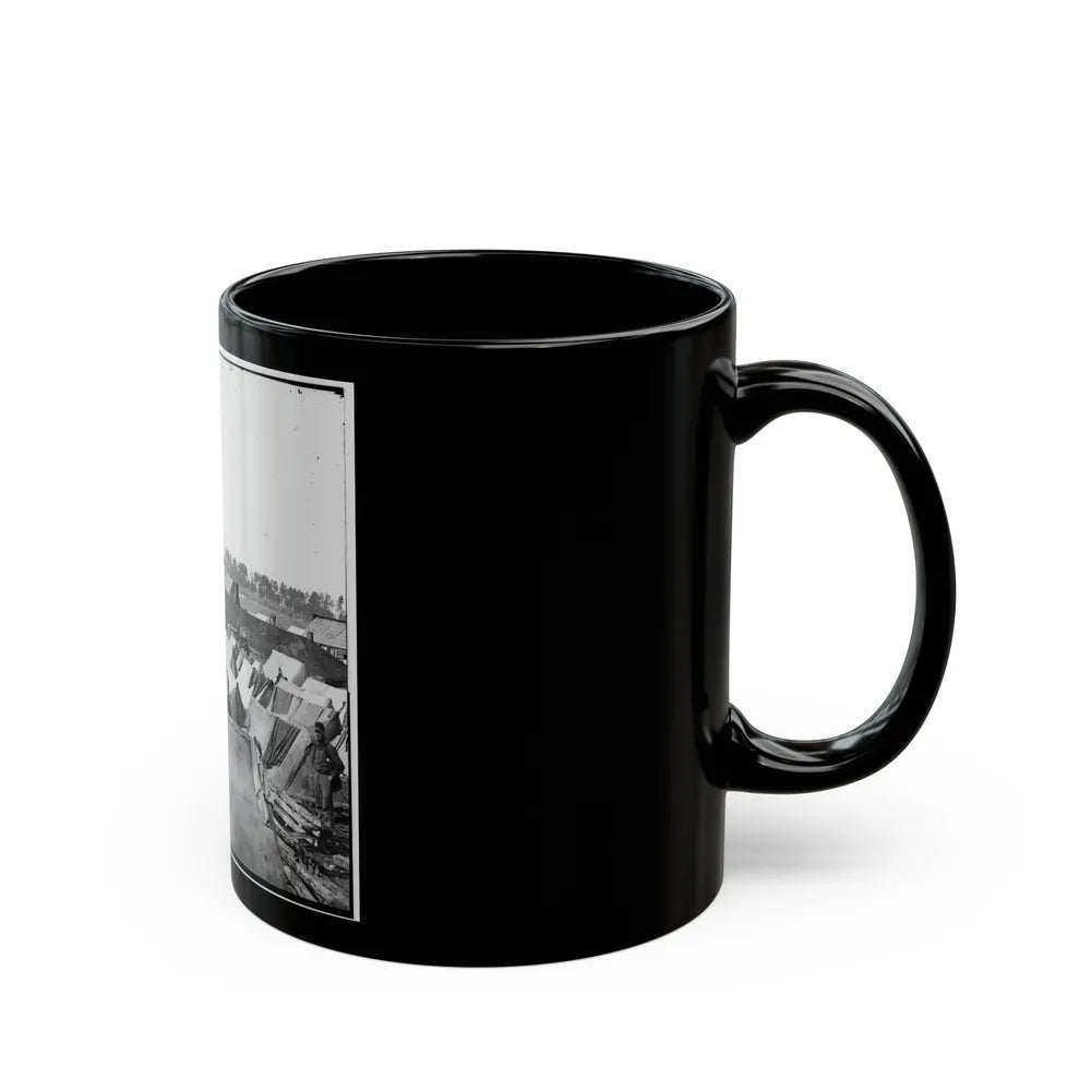 Fort Burnham, Va. Encampment And Earthworks (U.S. Civil War) Black Coffee Mug-Go Mug Yourself