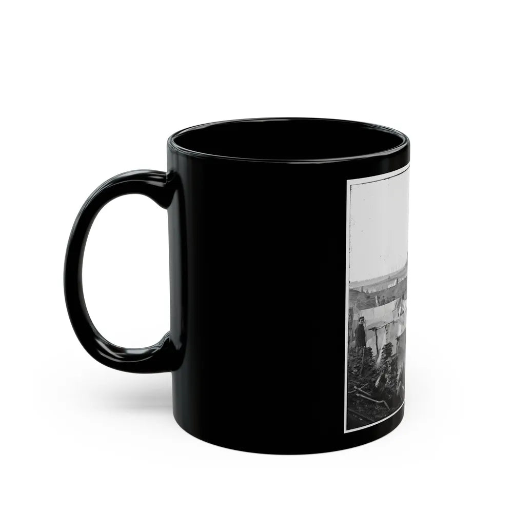 Fort Burnham, Va. Encampment And Earthworks (U.S. Civil War) Black Coffee Mug-Go Mug Yourself