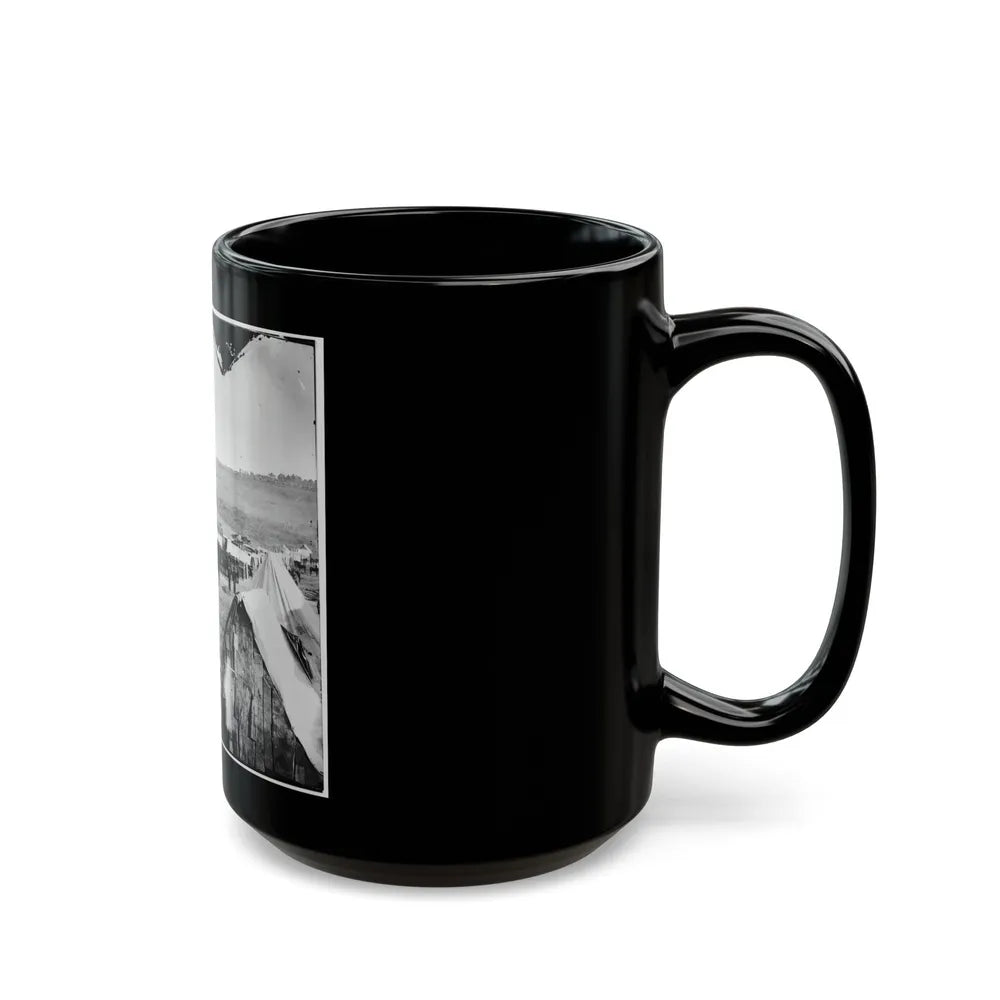 Fort Burnham, Va., Vicinity. Camp Of The 5th Pennsylvania Cavalry Near The Battlefield Of Oct. 29, 1864 (U.S. Civil War) Black Coffee Mug-Go Mug Yourself