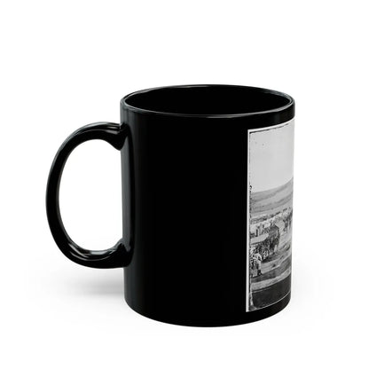 Fort Burnham, Va., Vicinity. Camp Of The 5th Pennsylvania Cavalry Near The Battlefield Of Oct. 29, 1864 (U.S. Civil War) Black Coffee Mug-Go Mug Yourself