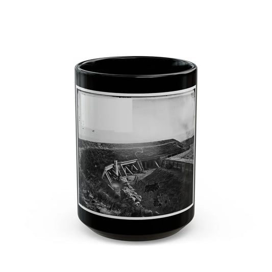 Fort Fisher, N.C. Interior View Of The Pulpit (U.S. Civil War) Black Coffee Mug-15oz-Go Mug Yourself