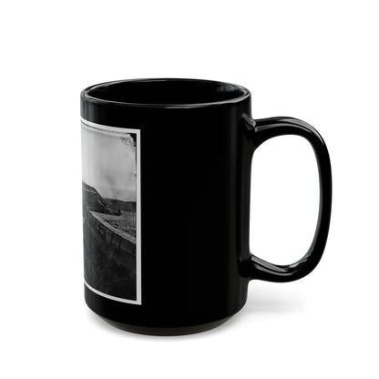 Fort Fisher, N.C. Interior View Of The Pulpit (U.S. Civil War) Black Coffee Mug-Go Mug Yourself