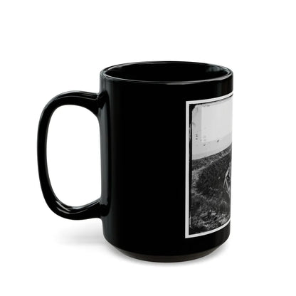 Fort Fisher, N.C. Interior View Of The Pulpit (U.S. Civil War) Black Coffee Mug-Go Mug Yourself