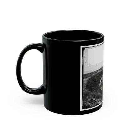 Fort Fisher, N.C. Interior View Of The Pulpit (U.S. Civil War) Black Coffee Mug-Go Mug Yourself