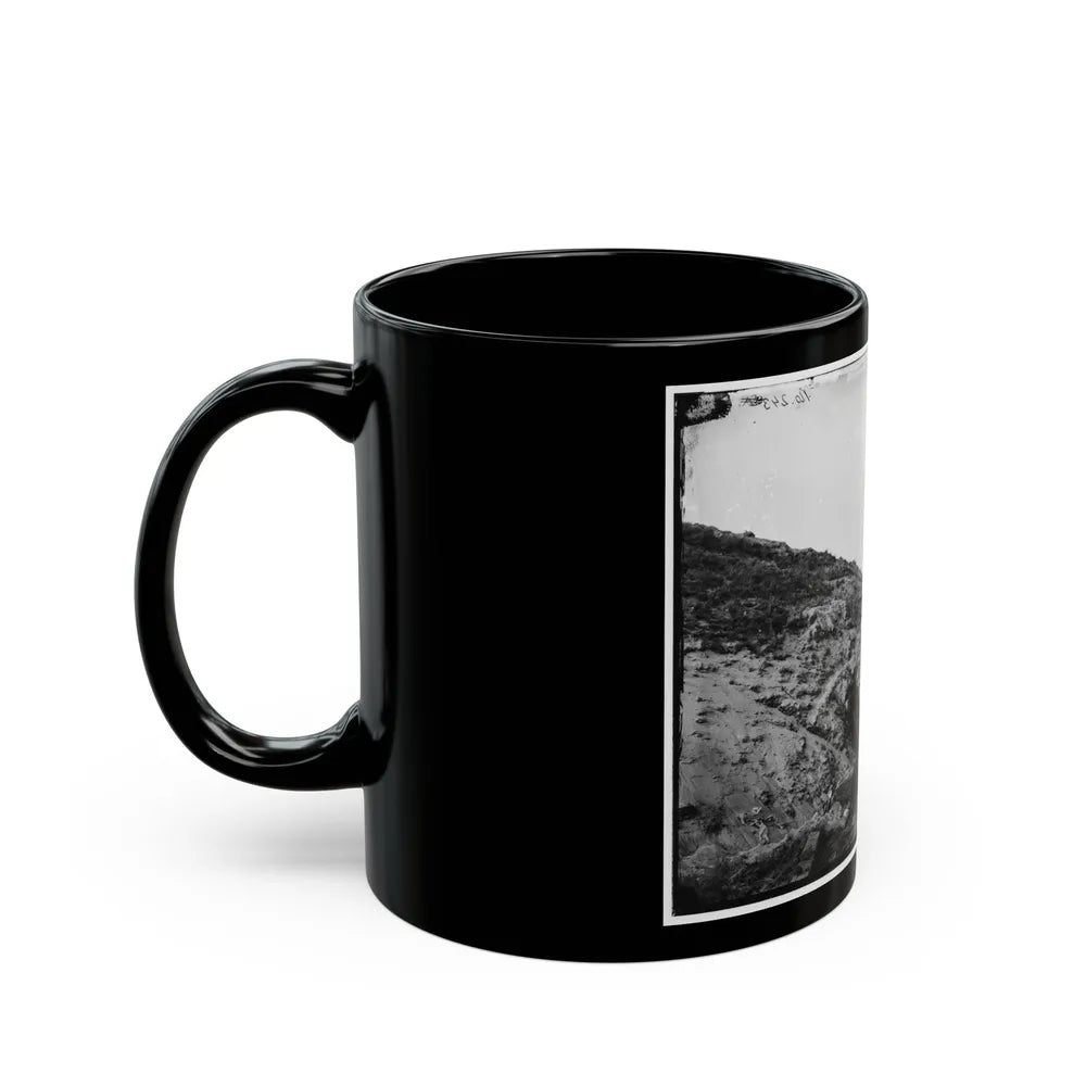 Fort Fisher, N.C. Interior View, Showing Traverse With Dismounted Gun (U.S. Civil War) Black Coffee Mug-Go Mug Yourself