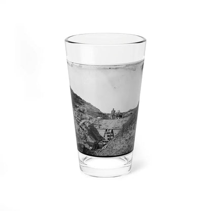 Fort Fisher, N.C. Interior View, Showing Traverse With Dismounted Gun (U.S. Civil War) Pint Glass 16oz-16oz-Go Mug Yourself