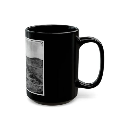 Fort Fisher, N.C. Interior View, With Heavy Gun Broken By Bombardment (U.S. Civil War) Black Coffee Mug-Go Mug Yourself