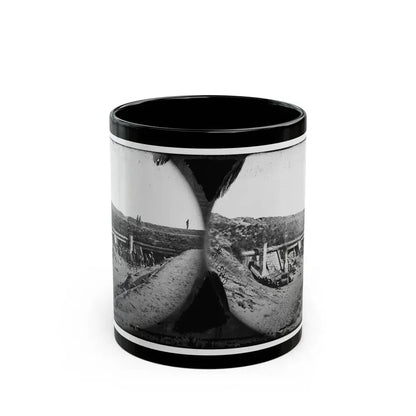 Fort Fisher, N.C. Interior Of The  Pulpit ; Another View (U.S. Civil War) Black Coffee Mug 11oz - Go Mug Yourself