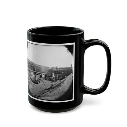 Fort Fisher, N.C. Interior Of The  Pulpit ; Another View (U.S. Civil War) Black Coffee Mug - Go Mug Yourself