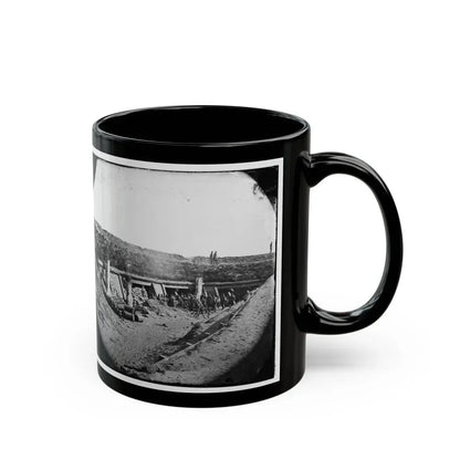 Fort Fisher, N.C. Interior Of The  Pulpit ; Another View (U.S. Civil War) Black Coffee Mug - Go Mug Yourself