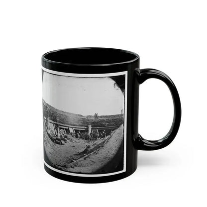 Fort Fisher, N.C. Interior Of The  Pulpit ; Another View (U.S. Civil War) Black Coffee Mug - Go Mug Yourself