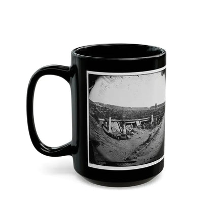 Fort Fisher, N.C. Interior Of The  Pulpit ; Another View (U.S. Civil War) Black Coffee Mug - Go Mug Yourself