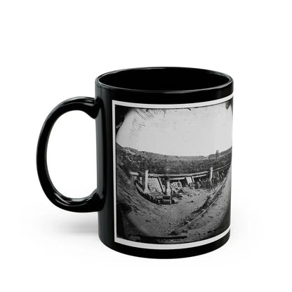 Fort Fisher, N.C. Interior Of The  Pulpit ; Another View (U.S. Civil War) Black Coffee Mug - Go Mug Yourself