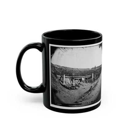 Fort Fisher, N.C. Interior Of The  Pulpit ; Another View (U.S. Civil War) Black Coffee Mug - Go Mug Yourself