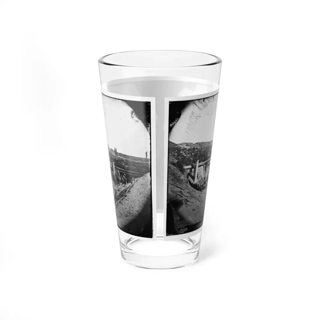 Fort Fisher, N.C. Interior Of The  Pulpit ; Another View (U.S. Civil War) Pint Glass 16oz - Go Mug Yourself