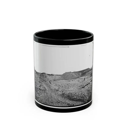 Fort Fisher, N.C. Interior View Of Southeast End, Showing Site Of Main Magazine (U.S. Civil War) Black Coffee Mug 11oz - Go Mug Yourself