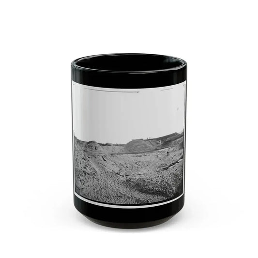 Fort Fisher, N.C. Interior View Of Southeast End, Showing Site Of Main Magazine (U.S. Civil War) Black Coffee Mug 15oz - Go Mug Yourself