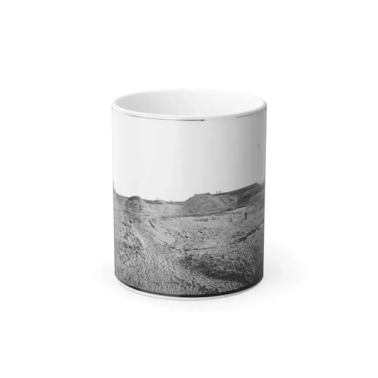 Fort Fisher, N.C. Interior View of Southeast End, Showing Site of Main Magazine (U.S. Civil War) Color Changing Coffee Mug 11oz Default Title 11oz - Go Mug Yourself